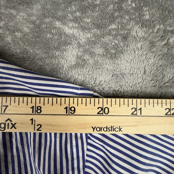 Polo Ralph Lauren Men's XL Blue/White Striped Classic Fit Dress Shirt SEE DESCRI - Picture 15 of 16